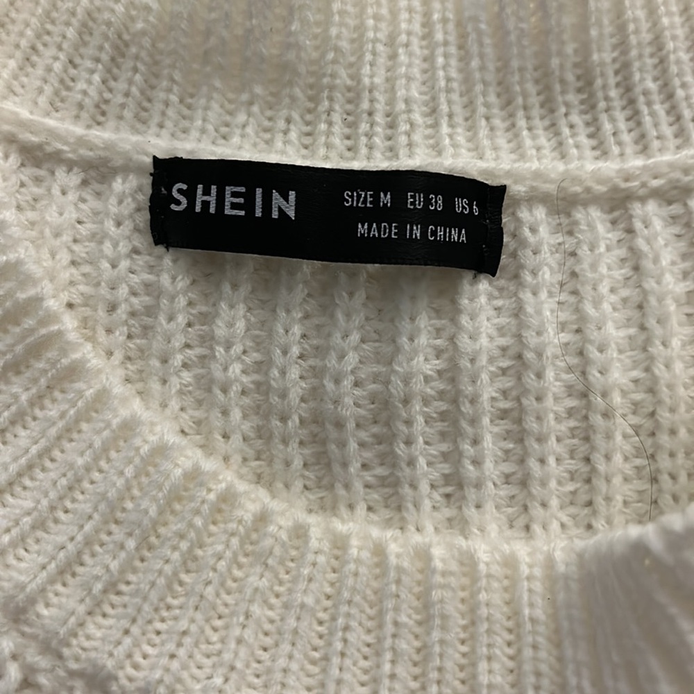 Shein Ribbed Colorblock Sweater - Picture 5 of 5